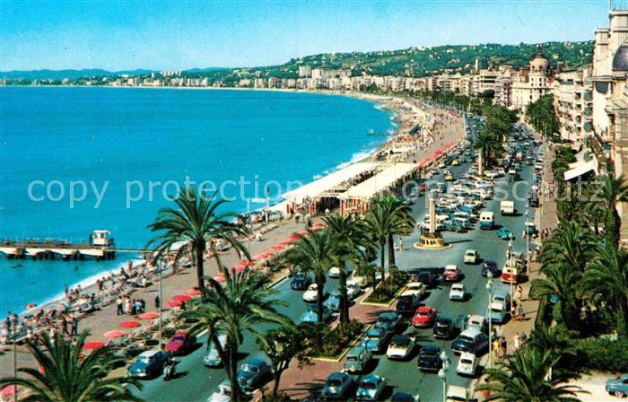 Nice Alpes Maritimes Vue generale de la Promenade des Anglais