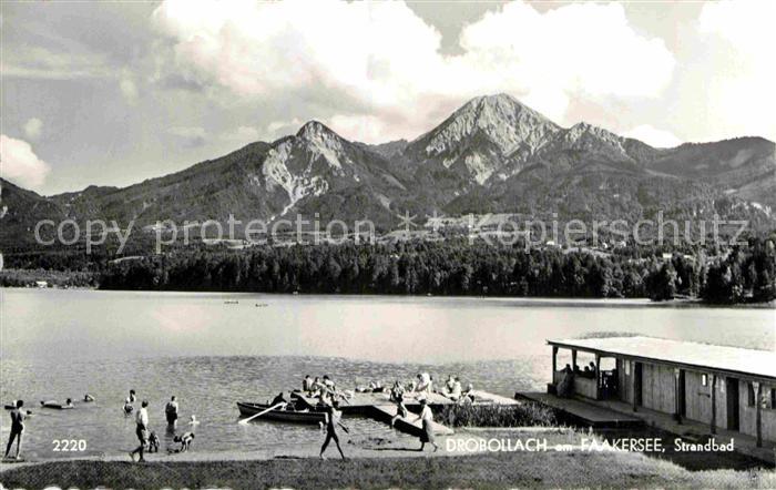 Drobollach Faaker See Strandbad Alpenblick