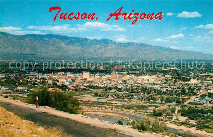 Tucson Looking over the Metropolitan area from A Mountain Santa Catalina Mountai