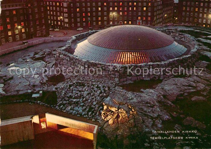 Helsinki Taivallahden Kirkko Temppeliaukio Kirche