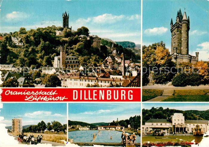 Dillenburg Oranierstadt Alte Burg Pferdekutsche Freibad