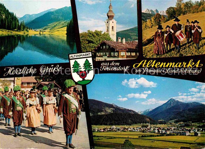 Altenmarkt Pongau Zauchensee Markterwirt Kirchturm Pfeiferlbuben Dachstein Struc