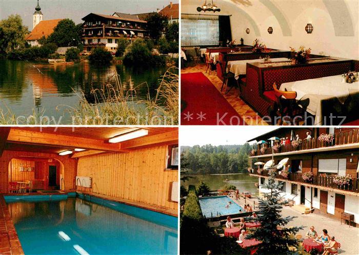 Windorf Niederbayern Gasthof Pension Goldener Anker Hallenbad Swimming Pool
