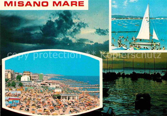 Misano Adriatico Strand Segeln Hafen