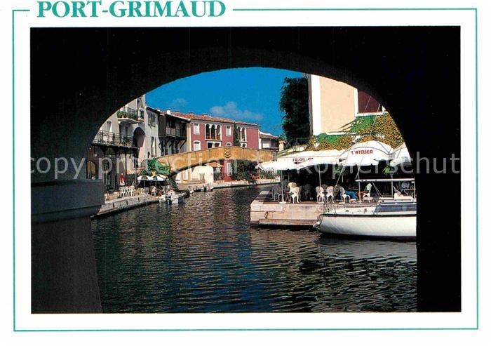 Port Grimaud Cafe Terrasse am Kanal Collection Image