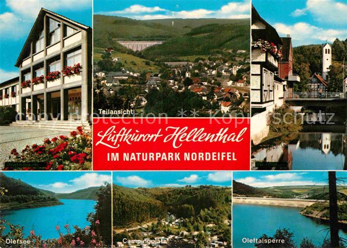 Hellenthal Eifel Luftkurort im Naturpark Nordeifel Olefsee Campingplatz Oleftals