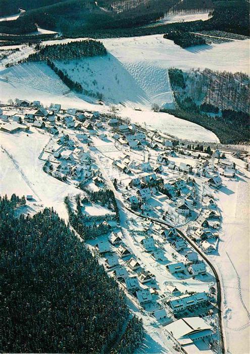 Altastenberg Heilklimatischer Kurort Wintersportplatz Fliegeraufnahme