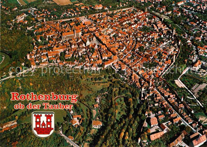 Rothenburg Tauber Fliegeraufnahme