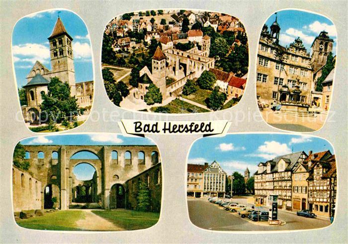 Bad Hersfeld Kirche Stiftsruine Marktplatz Altstadt
