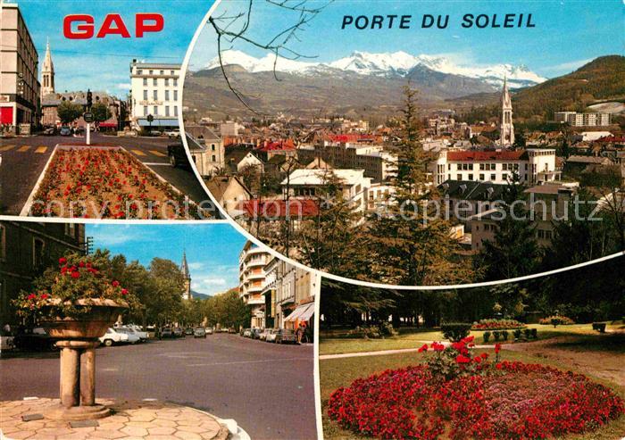 Gap Hautes-Alpes Teilansichten Strassenpartie Park Alpen Porte du Soleil