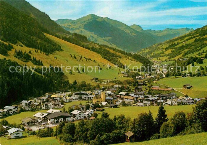Saalbach-Hinterglemm Panorama Hoehenluftkurort Salzburger Land