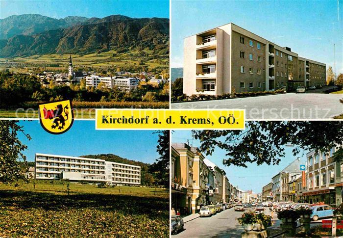 Kirchdorf Krems Panorama Alpen Altersheim Hauptplatz Innenstadt