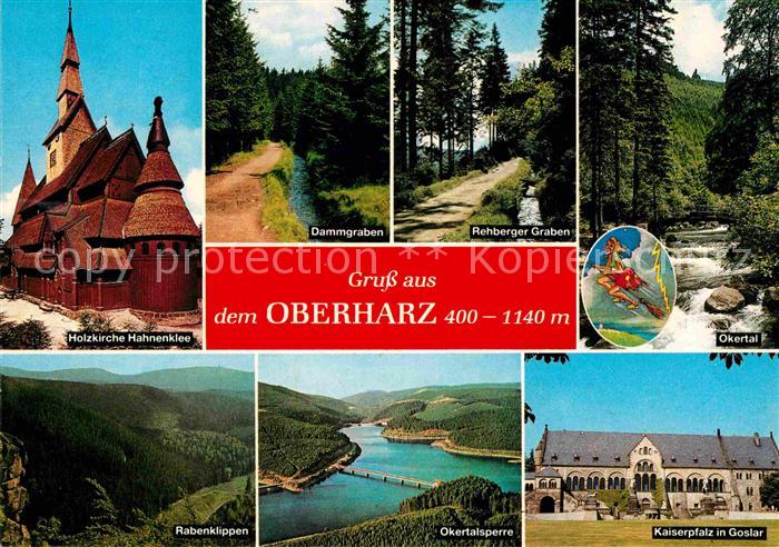 Oberharz Region Kaiserpfalz Goslar Okertalsperre Rabenklippen Okertal Rehberger
