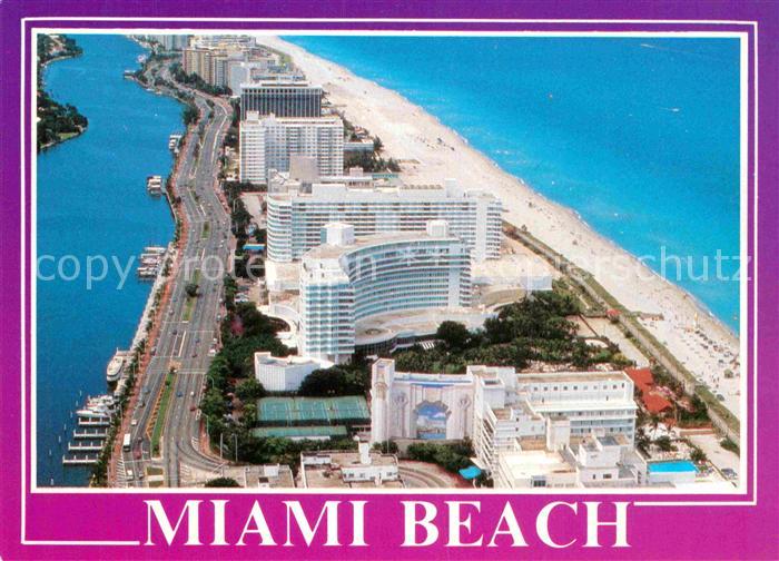 Miami Beach Plush hotels Beach aerial view