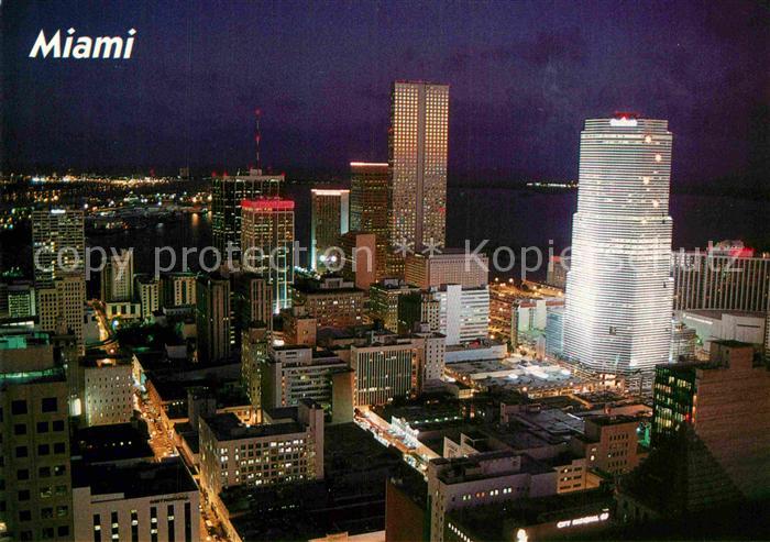 Miami Florida Skyline at night