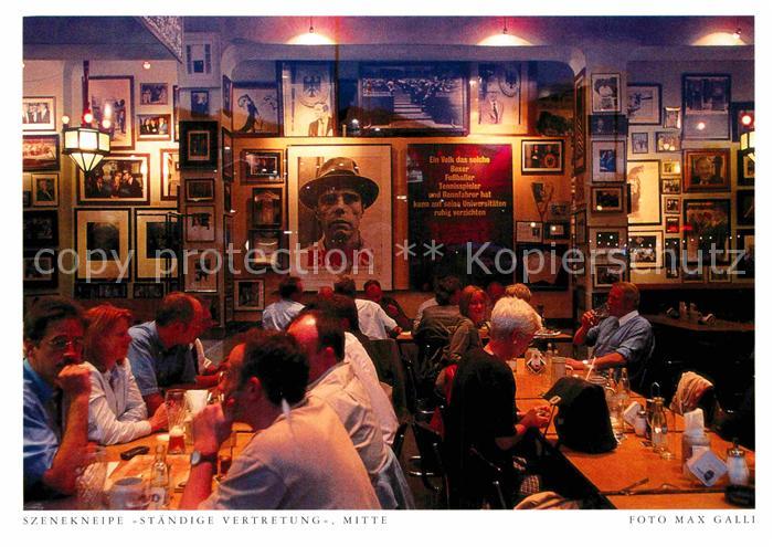 BERLIN  CITY Szenenkneipe Staendige Vertretung Postkarte aus Harenberg Kalender