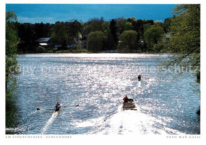 Zehlendorf Berlin Stoelpchensee Postkarte aus Harenberg Kalender