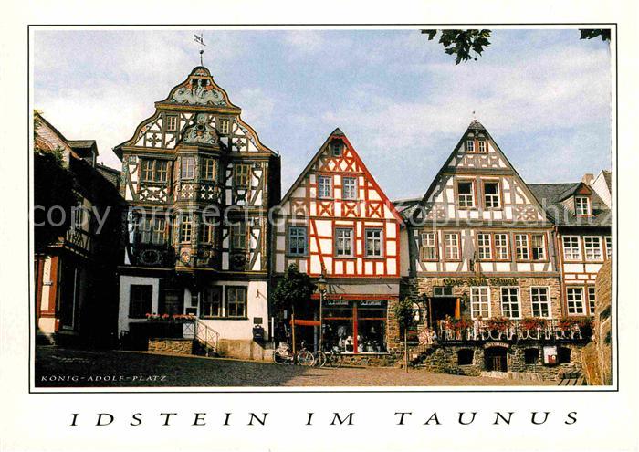 Idstein Koenig Adolf Platz Altstadt Fachwerkhaeuser