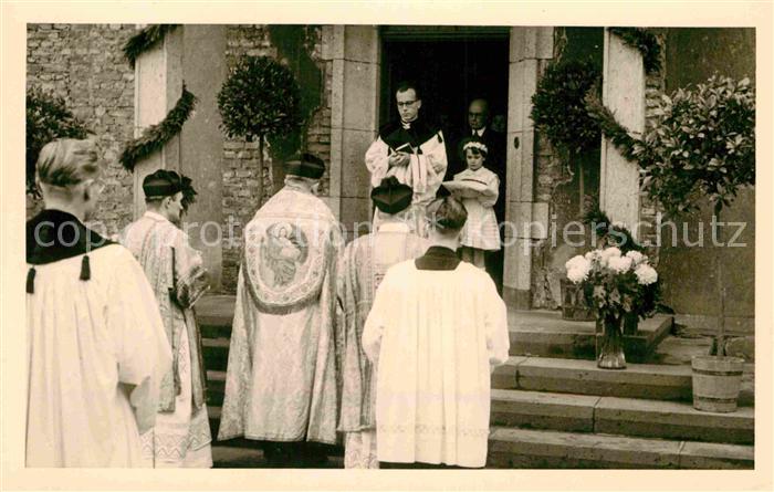 Oberlahnstein Andenken an die Primizfeier von Neupriester Josef Frank