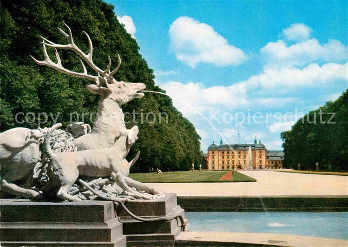 Schwetzingen Schlossgarten Hirschgruppe