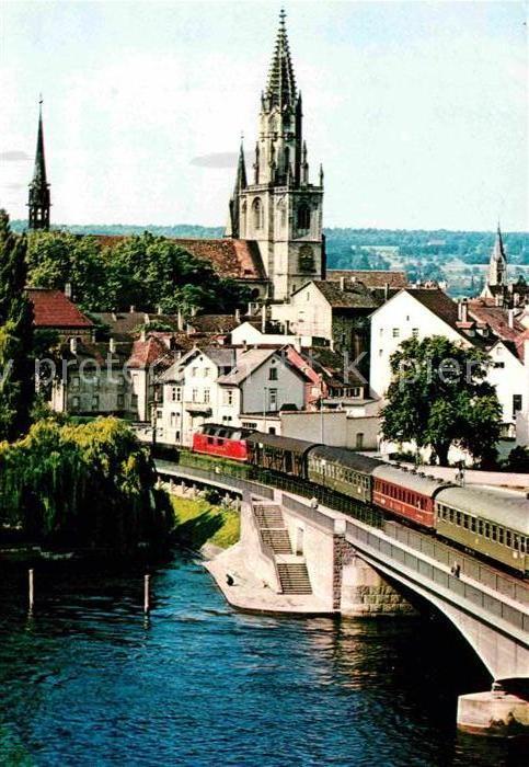 Konstanz Bodensee Rheinbruecke Basilika