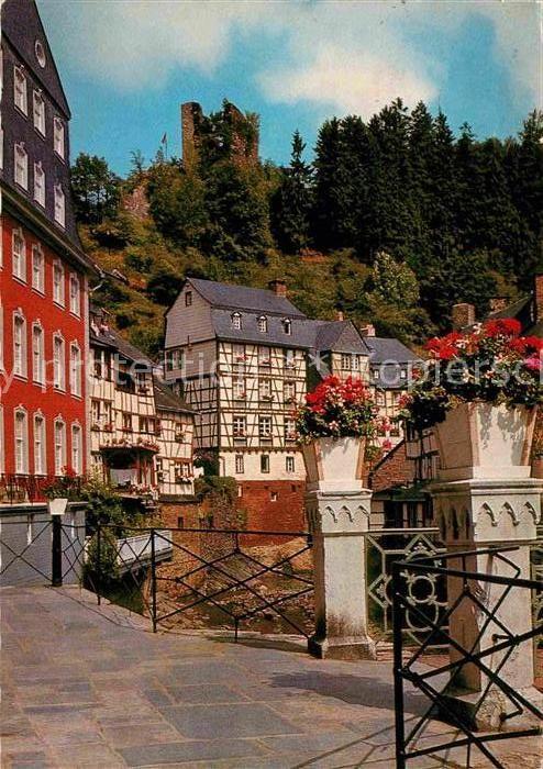 Monschau Montjoie NRW Rotes Haus Ruine Haller