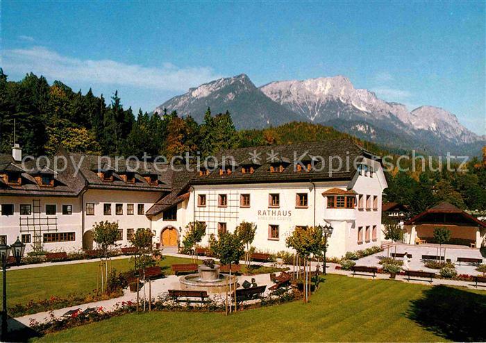 Schoenau Berchtesgaden Rathaus Haus des Gastes Untersberg
