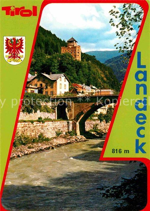 Landeck Tirol Bruecke Schloss
