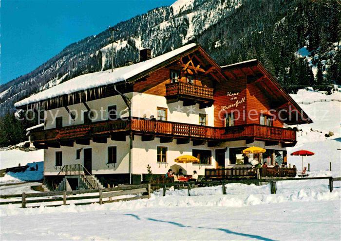 Neustift Stubaital Tirol Gaesteheim am Wasserfall