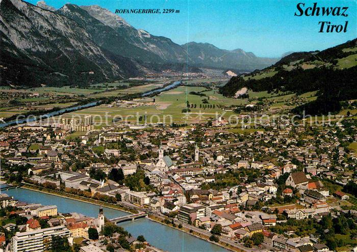 Schwaz Tirol Rofangebirge Fliegeraufnahme