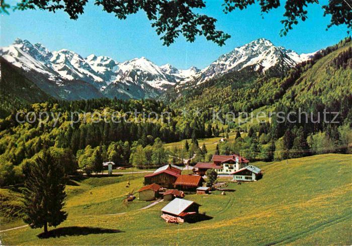 Schwand Oberstdorf Trettachspitze Maedelegabel Hochfrottspitze