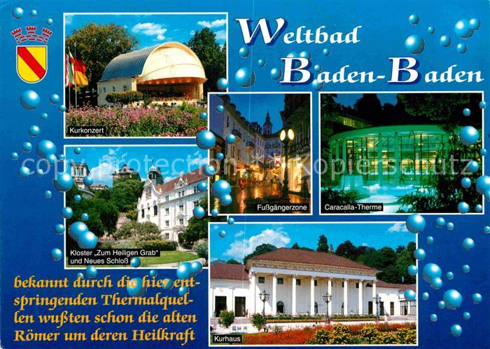 BADEN-BADEN BW Caracalla-Therme Kurhaus Kloster Zum Heiligen Grab