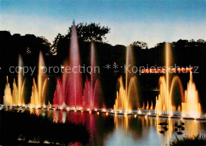 SAARBRueCKEN Saarland Deutsch-Franzoesischer Garten Wasserorgel