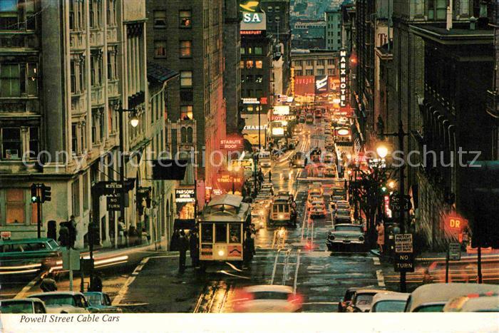 San Francisco California Powell Street Cable Cars