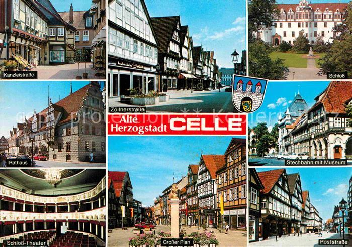 Celle Niedersachsen Rathaus Schloss-Theater Steichbahn Museum