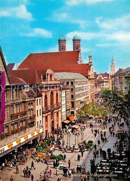 Muenchen Bayern Fussgaengerzone