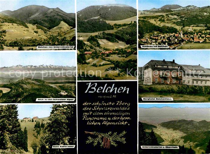 Belchen Baden Kaltwasser Untermuenstertal Oberrhein Berghotel Belchenhaus