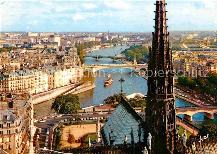 Paris Seine Tours de Notre-Dame