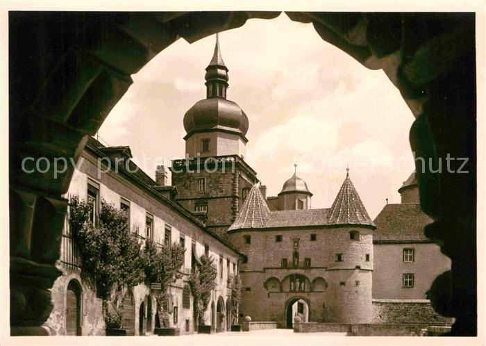 WueRZBURG Bayern Veste Marienberg Scherenbergtor