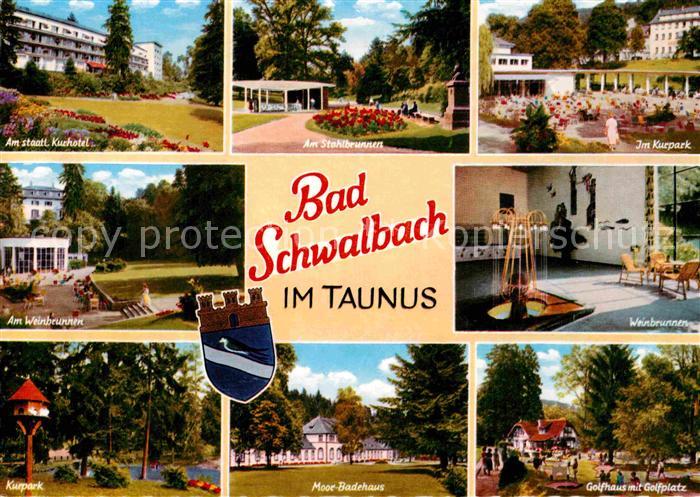 Bad Schwalbach Stahlbrunnen Weinbrunnen Kurpark