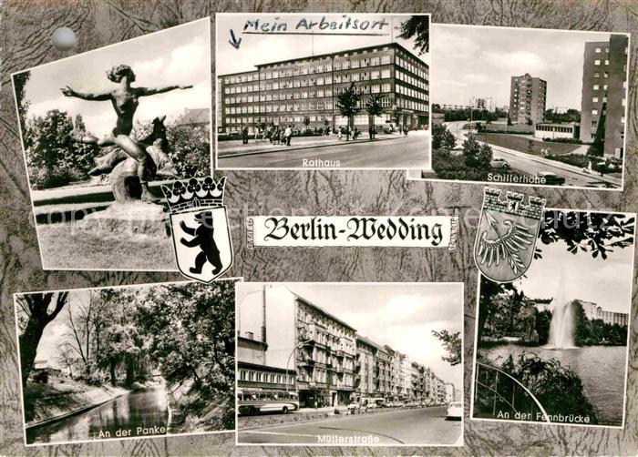 Wedding Rathaus Muellerstrasse Fennbruecke Schillerhoehe