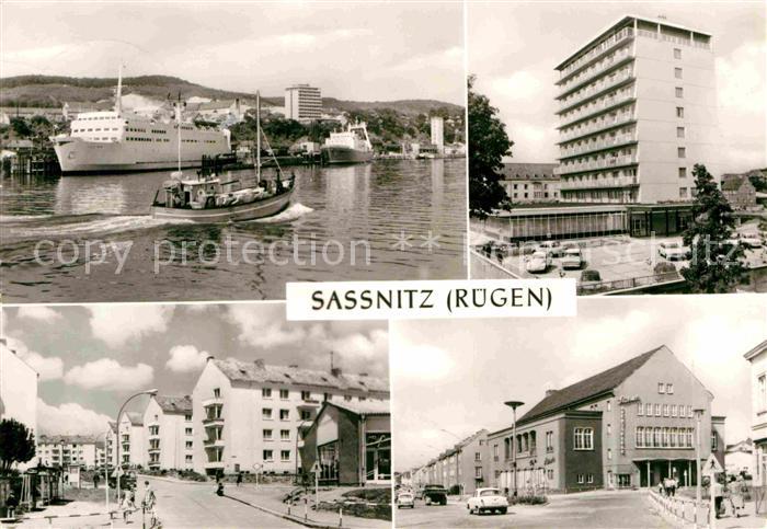 Sassnitz Ostseebad Ruegen Hafen Ruegen-Hotel Wilhelm-Pieck-Ring