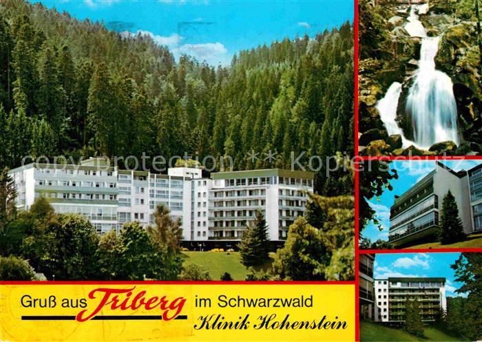 Triberg Schwarzwald Klinik Hohenstein Wasserfall
