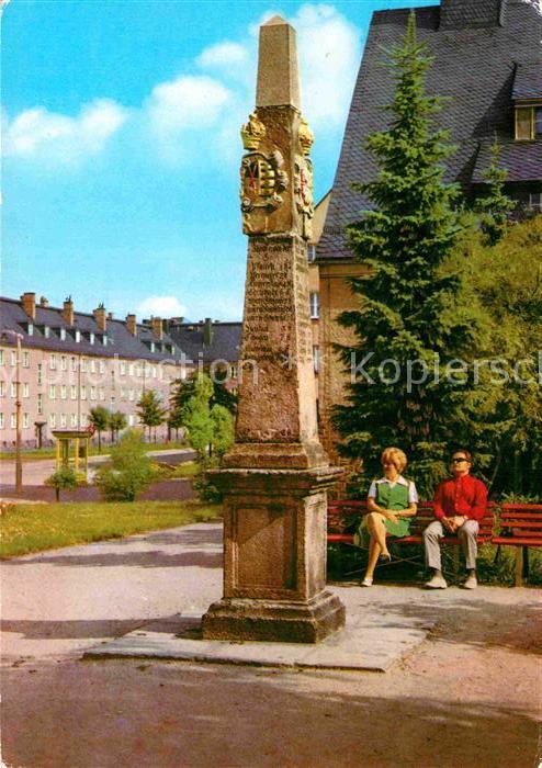 Johanngeorgenstadt alte Postmeilensaeule