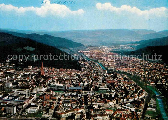 Freiburg Breisgau Fliegeraufnahme