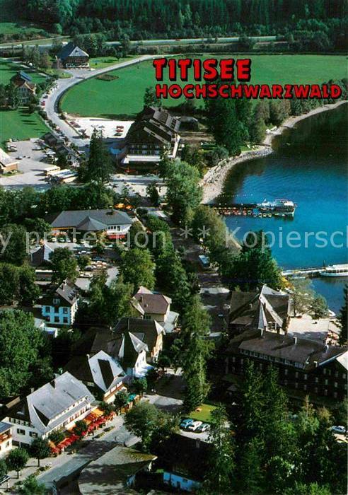 Titisee-Neustadt Fliegeraufnahme mit See