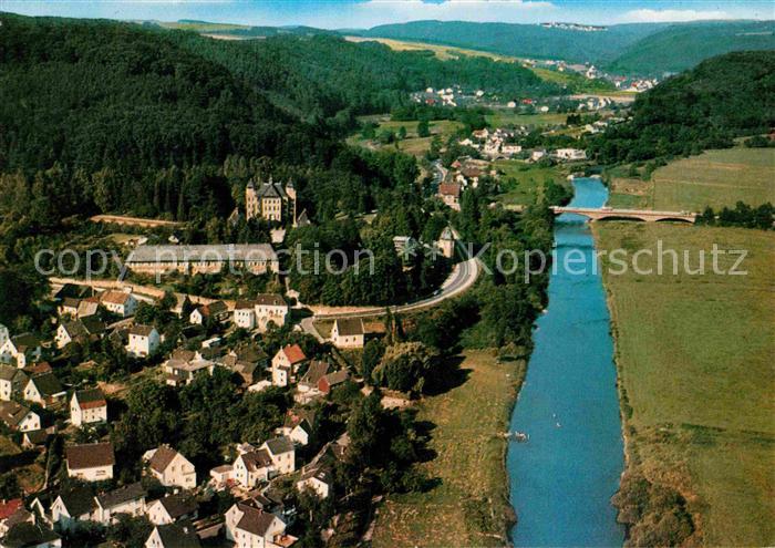 Hennef Sieg Fliegeraufnahme Schloss Allner