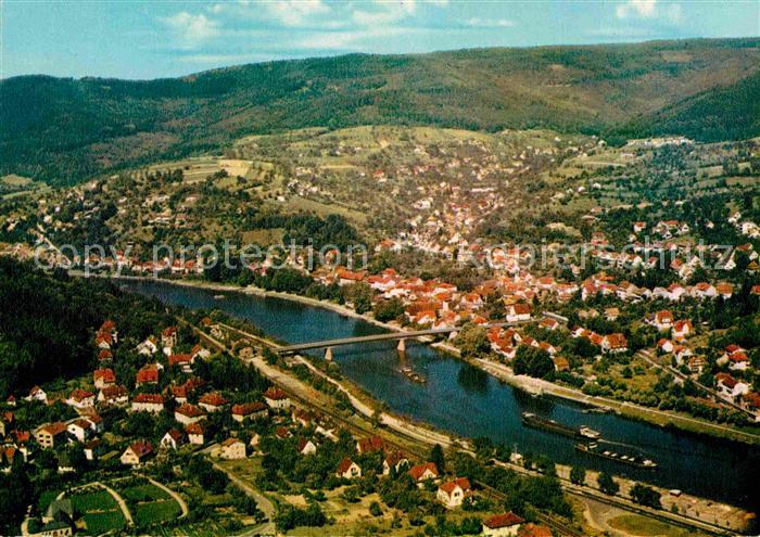 Ziegelhausen Fliegeraufnahme mit Heidelberg Schlierbach