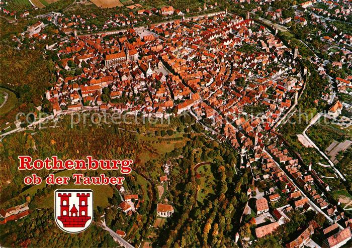 Rothenburg Tauber Fliegeraufnahme