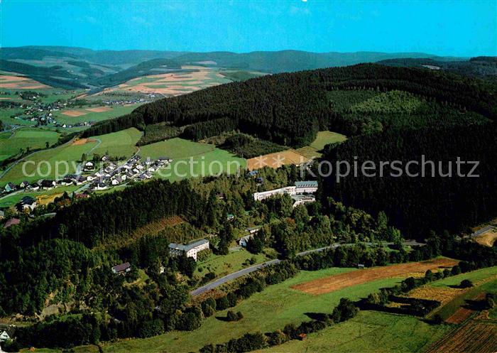 Bad Berleburg Fliegeraufnahme im Wittgensteiner Berg- und Waldland